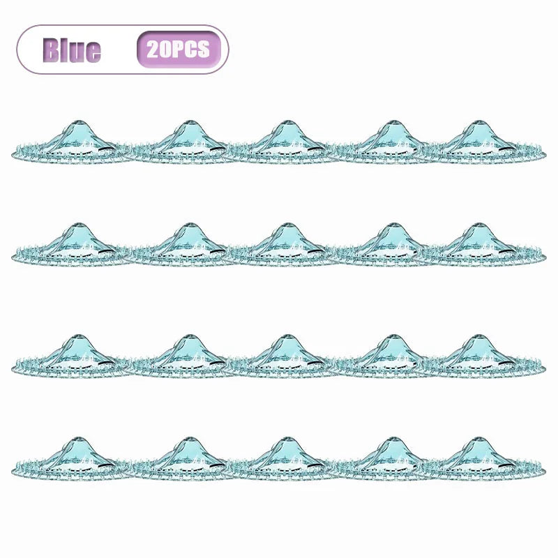 Iceberg Mesh Drain Hair Catcher 10/20 Pcs – Floor Drain Cover Drain Hair Catcher Babs Blue-20PCS