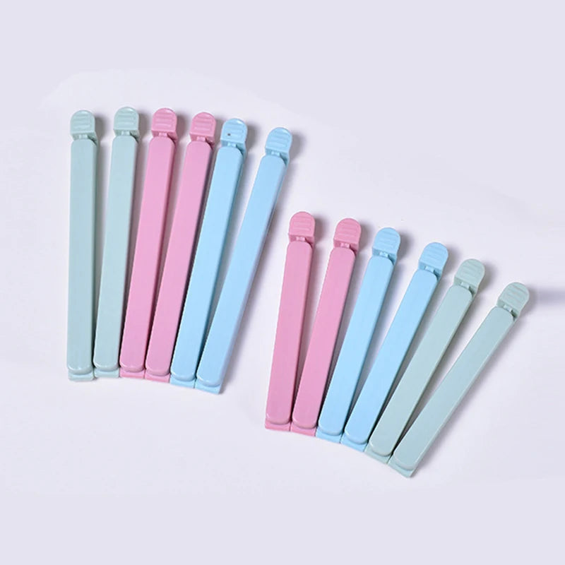 10-Pack Food Bag Sealer Clips 12cm & 15.5cm | Kitchen Storage Food Bag Clips Babs