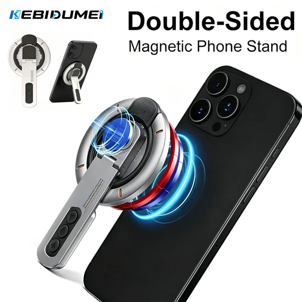 Magnetic Rotatable Phone Finger Grip Holder & Foldable Stand Phone Grip Stand Babs