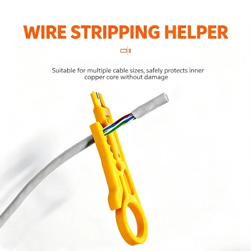 Mini Wire Stripper & Punch Down Tool – Multifunctional Cable Cutter Wire Stripper Tool Babs