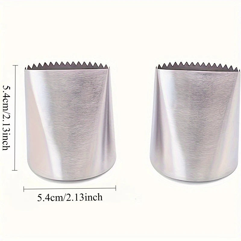 Large Metal Piping Nozzles – Cake Decorating Pastry Tips Cake Decorating Tips Babs
