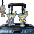 Cute Summer Beach Luggage Tags for Women & Men w/ Loop Luggage Tags Babs