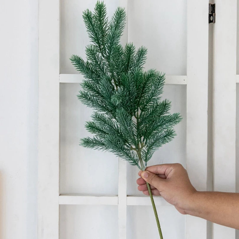Artificial Pine Needle Christmas Wreath – Door & Home Decor Christmas Wreath Babs