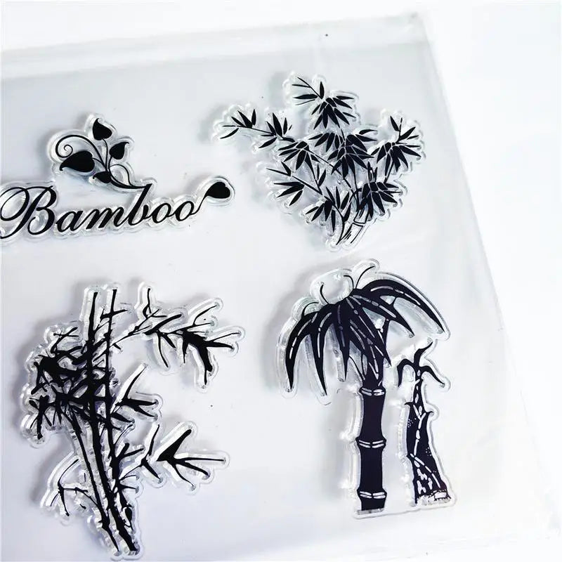 Bamboo Forest Clear Stamps for DIY Scrapbooking & Albums Clear Craft Stamp Babs