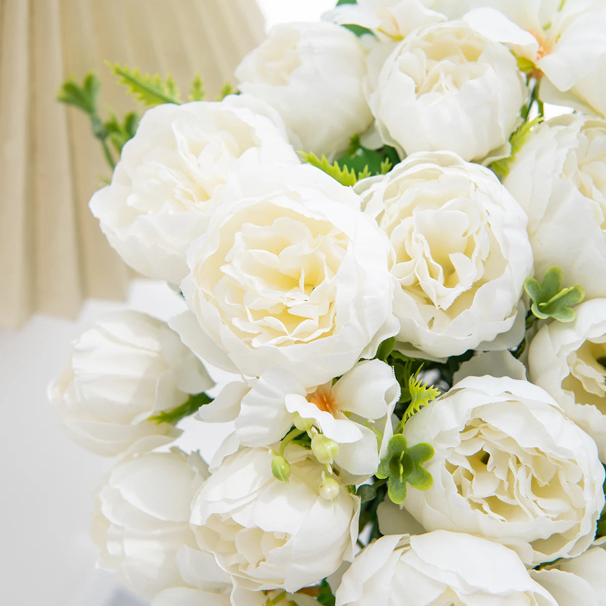 Silk Peony Rose Artificial Bouquet – Wedding & Home Decor Artificial Flower Bouquet Babs