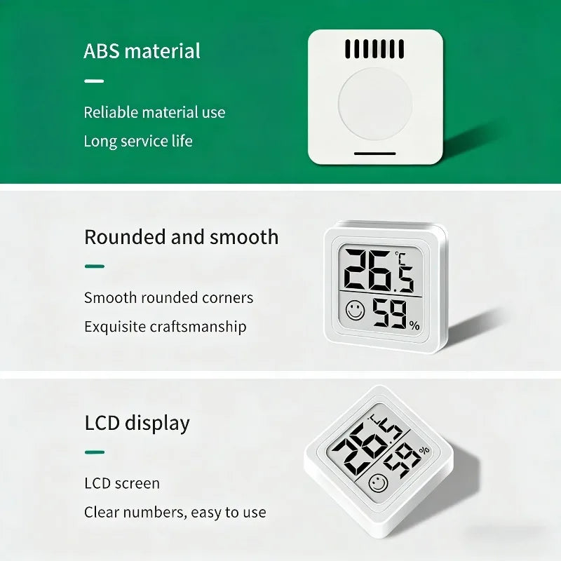 Smart Digital Thermometer Hygrometer – Home, Car & Baby Room Digital Thermometer Hygrometer Babs