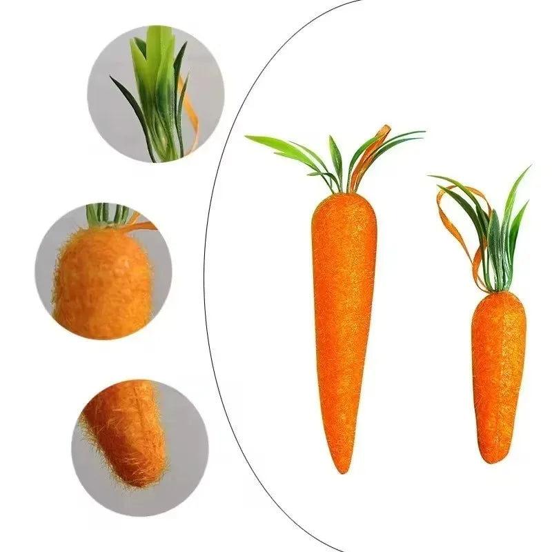 Mini Foam Easter Carrot Hanging Decorations – 6 to 120 Pcs Easter Hanging Decoration Babs