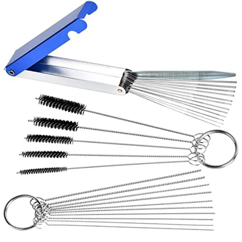 Carburetor Cleaning Kit – Needles & Brushes for Carb Jets Carburetor Cleaning Kit Babs