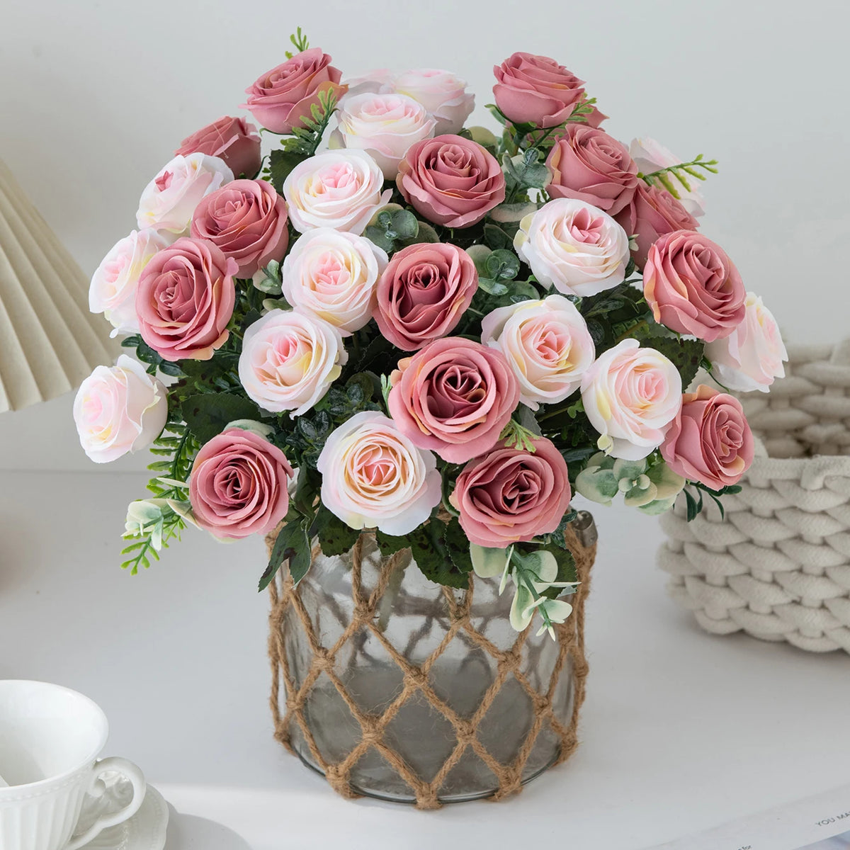 Silk Rose Artificial Flowers for Wedding & Home Décor Artificial Silk Flowers Babs