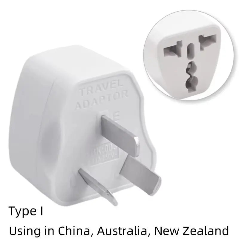 Universal Travel Plug Adapter – US EU AU UK | 150+ Countries Travel Plug Adapter Babs A7