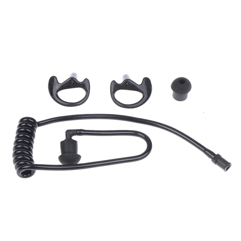 Walkie Talkie Acoustic Tube Earpiece Replacement – Coil & Earmold Radio Earpiece Kit Babs