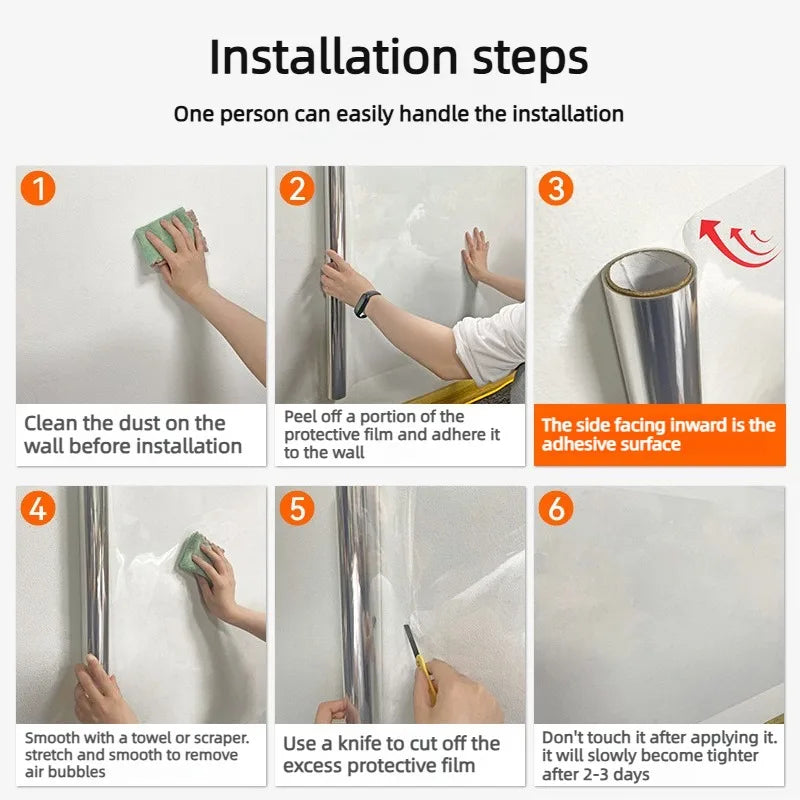 Electrostatic Kitchen Wall Film – Oil & Stain-Resistant Guard Wall Protective Film Babs