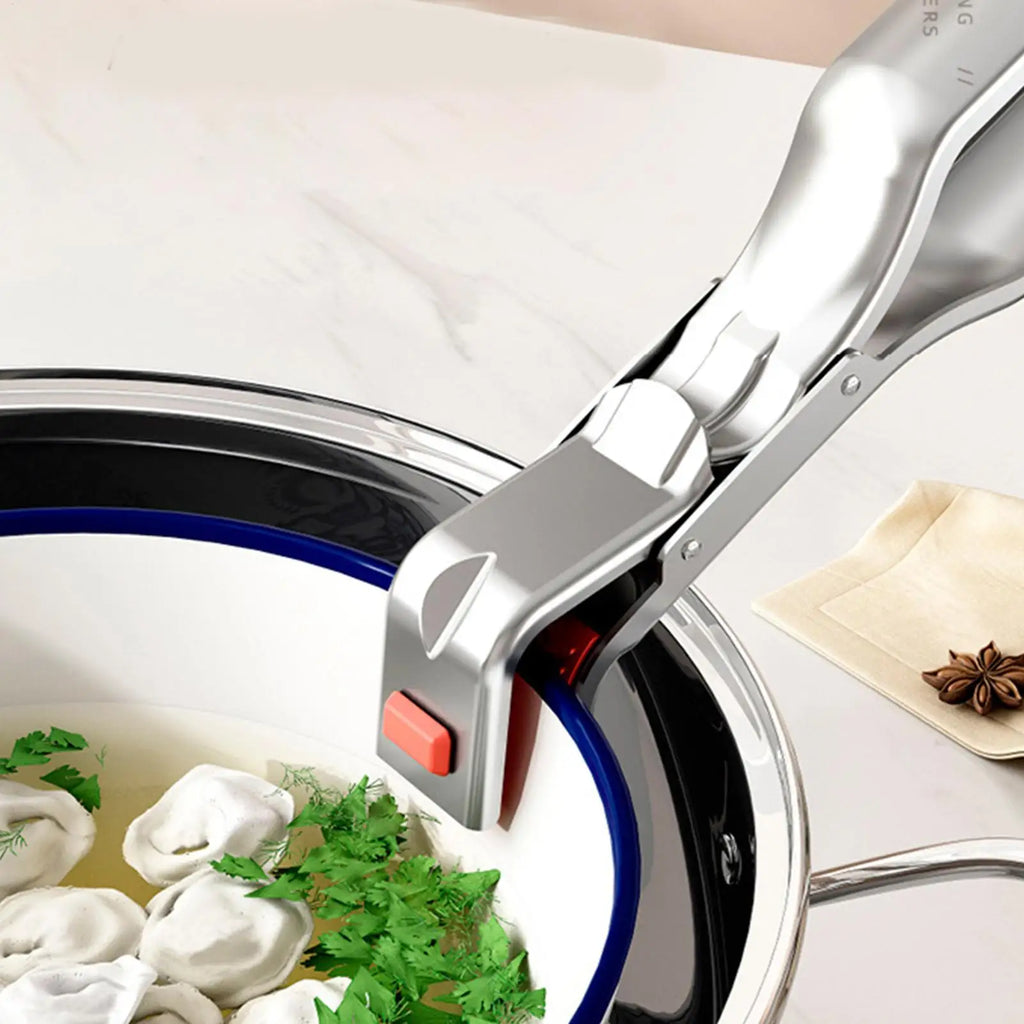 Stainless Steel Bowl Holder Clip | Anti-Scald Pot Pan Gripper Kitchen Gripper Tongs Babs