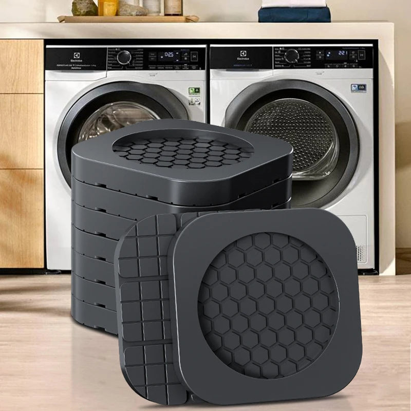 Anti-Vibration Rubber Feet Pads – Washer, Fridge & Furniture Anti-Vibration Feet Pads Babs