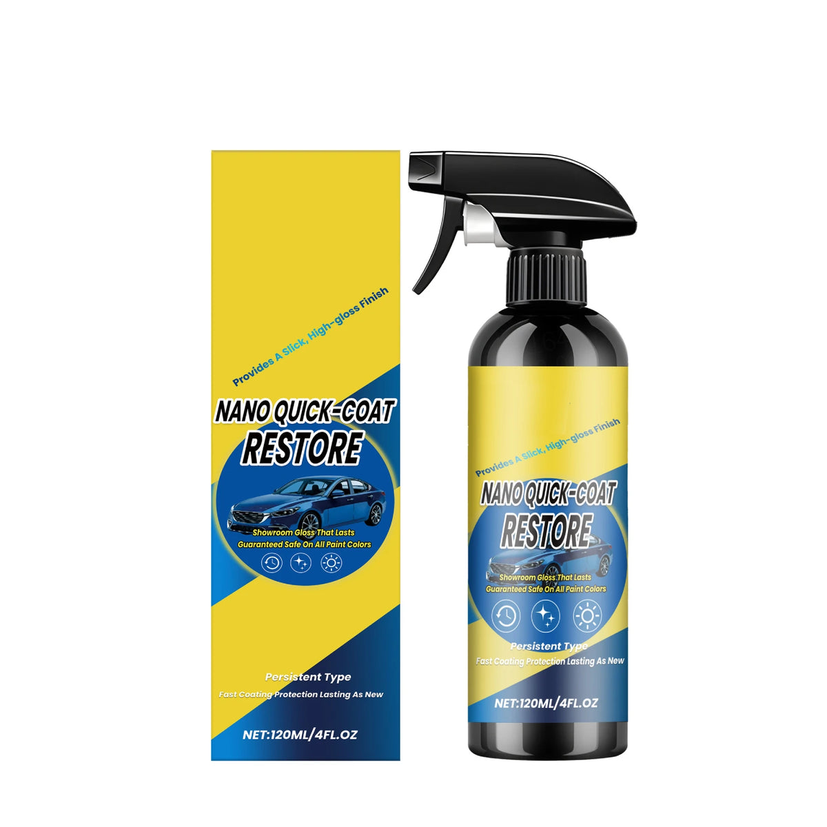 Car Ceramic Coating Spray 120ml – High Gloss Nano Protection Car Ceramic Coating Babs