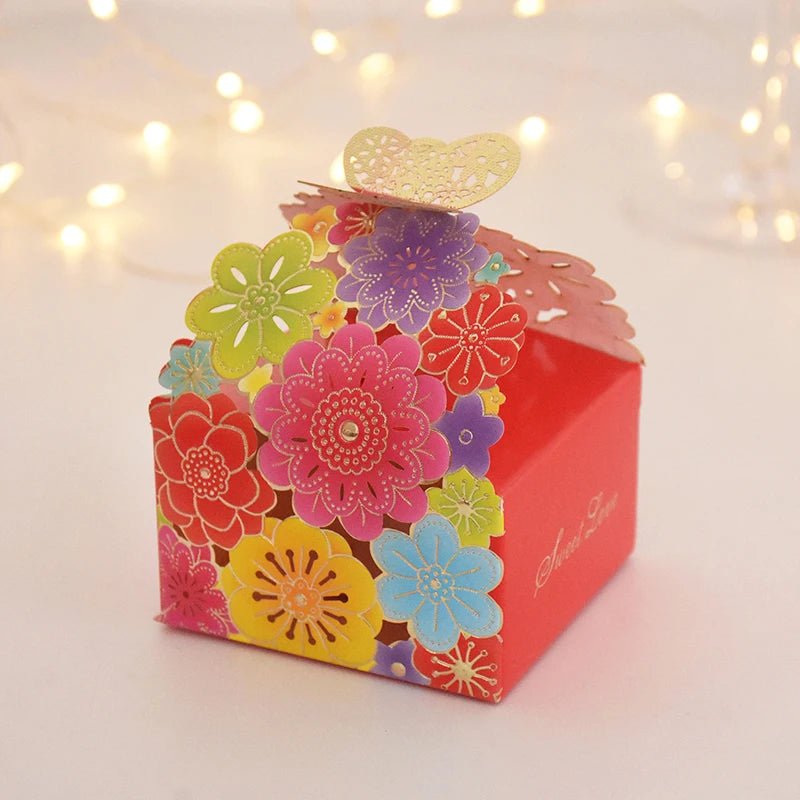 Pink Butterfly Candy Gift Boxes | Wedding & Party Favors 10/20Pcs Party Favor Box Babs Colorful 10pcs