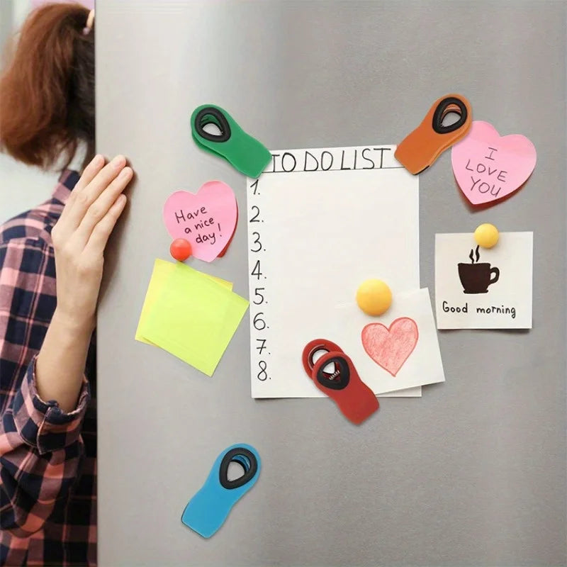 Magnetic Reusable Bag Clips for Food Storage – 3 or 6 Pack Magnetic Bag Clips Babs