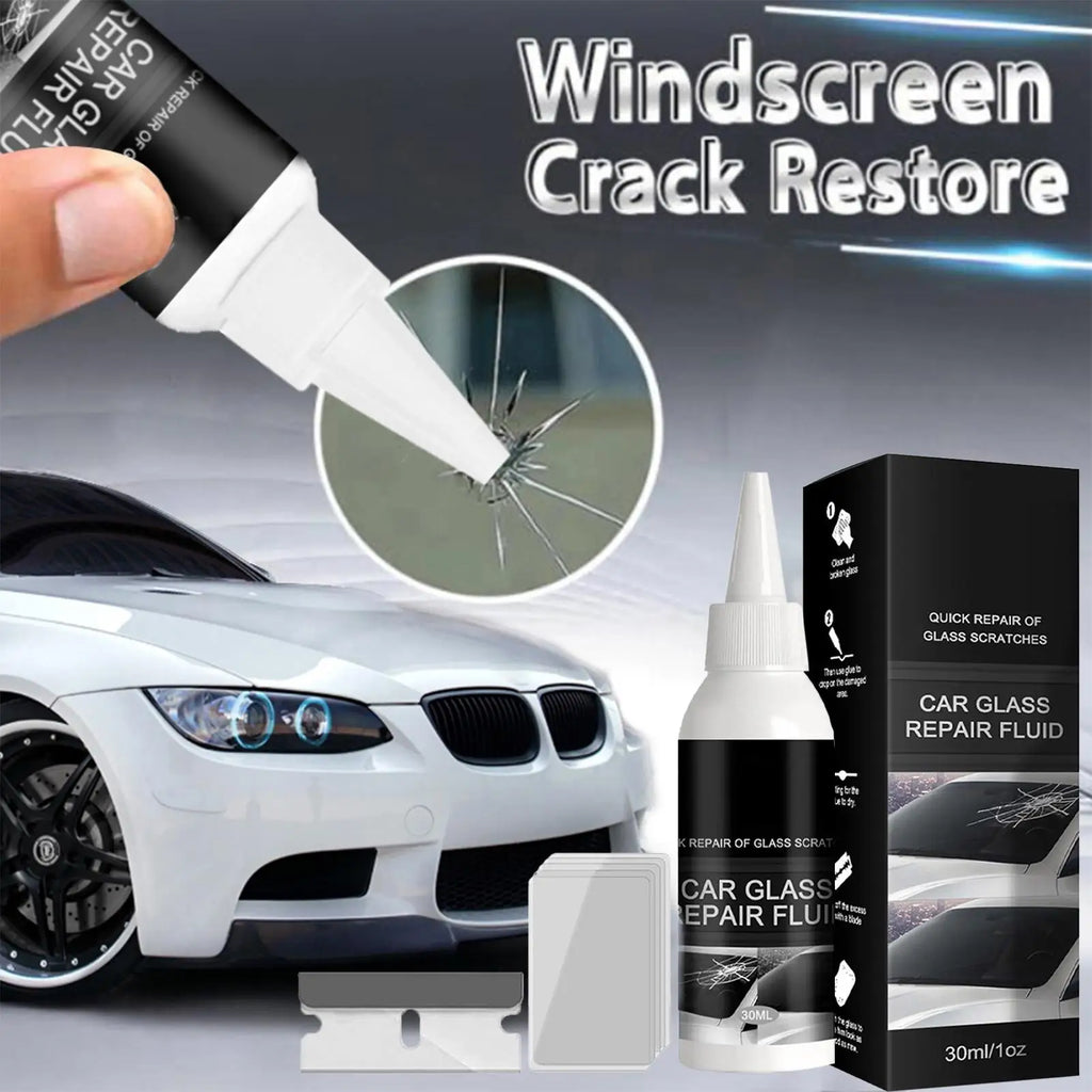 Car Windshield Repair Kit – DIY Chip & Crack Fix, 30ml Windshield Repair Kit Babs