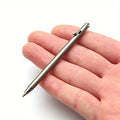 Pure Titanium Mini Keychain Ballpoint Pen – Compact Bolt Pen Keychain Ballpoint Pen Babs gray
