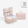 Large Comforter Storage Bag – Self-Compression Organizer Bedding Storage Bag Babs L-Pink