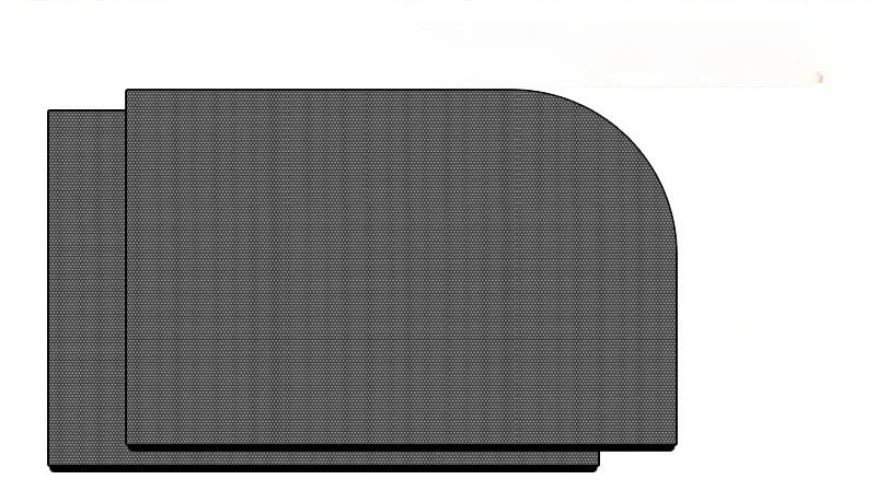 Car Mesh Sun Shade & Mosquito Screen – Universal Window Cover Car Window Sun Shade Babs 2Pcs -Rear