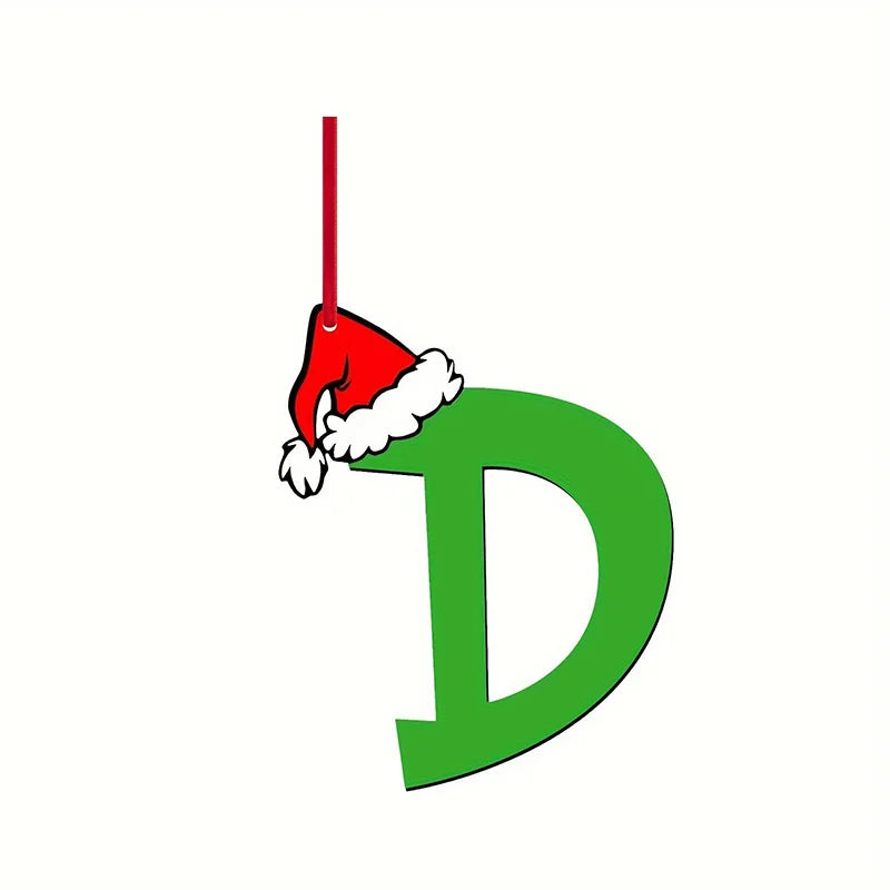 26 Letter Christmas Tree Ornaments – DIY Holiday Décor Set Christmas Ornaments Babs D
