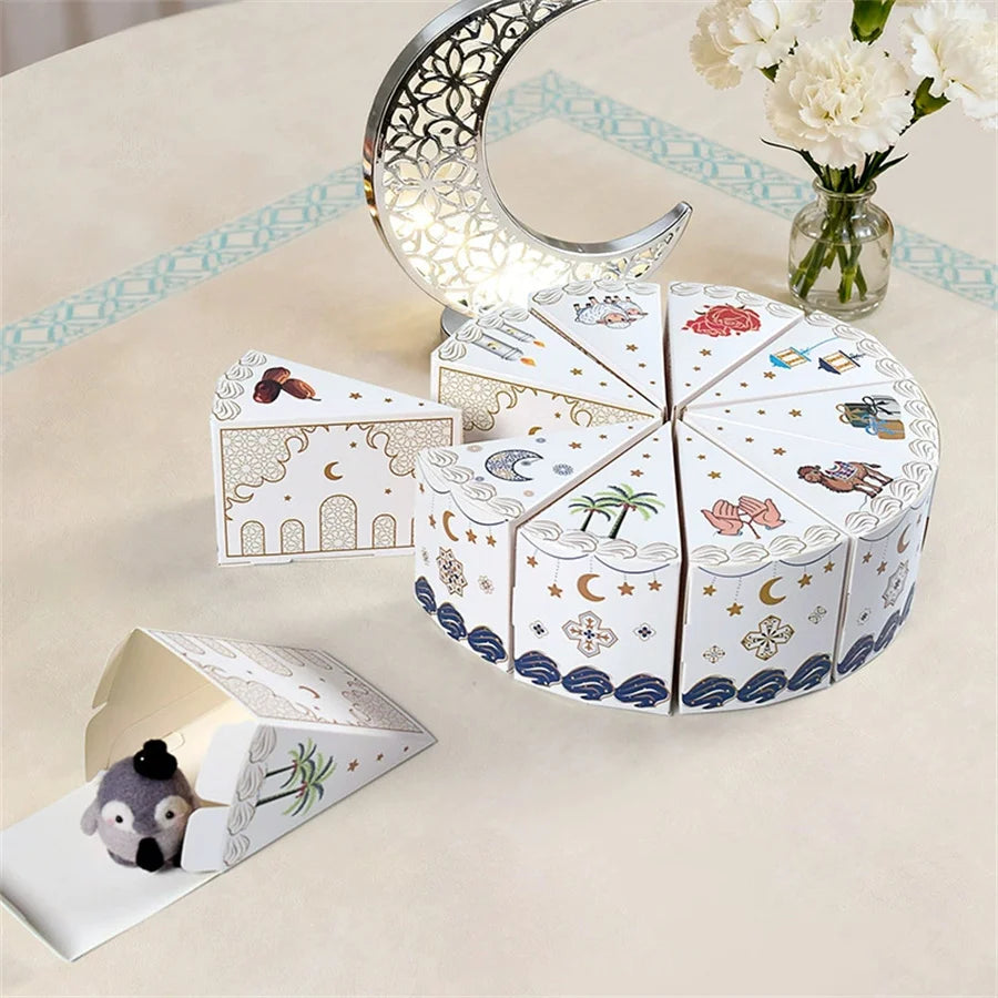 Triangle Cake-Shaped Gift Box | Blind Box Birthday Packaging Gift Box Packaging Babs