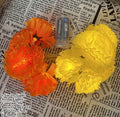 5 Ft LED Orange Marigold Garland Lights | Halloween & Diwali Decor LED Garland String Lights Babs Orange and yellow 3PCS