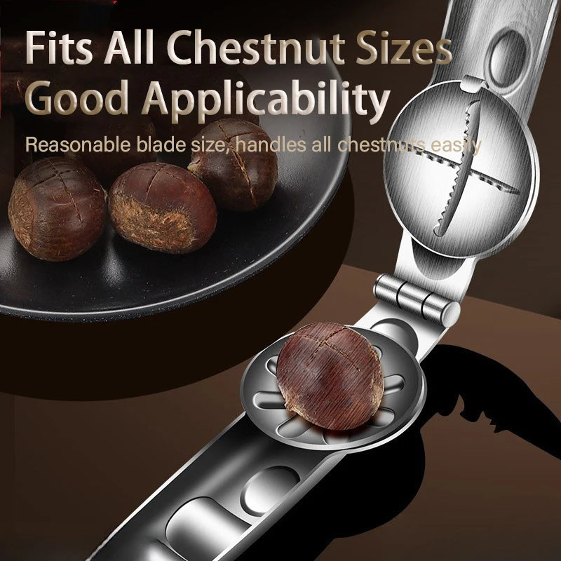 Stainless Steel Chestnut Nutcracker & Nut Cracker Opener Nut Cracker Tool Babs