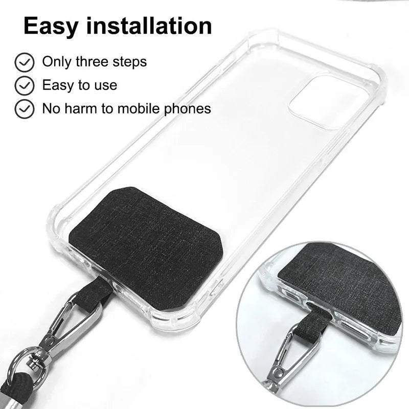 Universal Phone Neck Lanyard Strap with Metal Buckle – Adjustable Phone Neck Lanyard Babs
