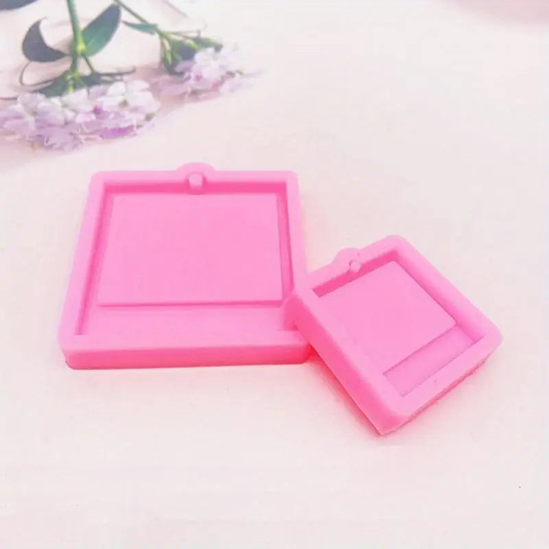 4PCS Silicone Resin Mold Set – Jewelry, Keychain & Pendant DIY Silicone Resin Mold Babs