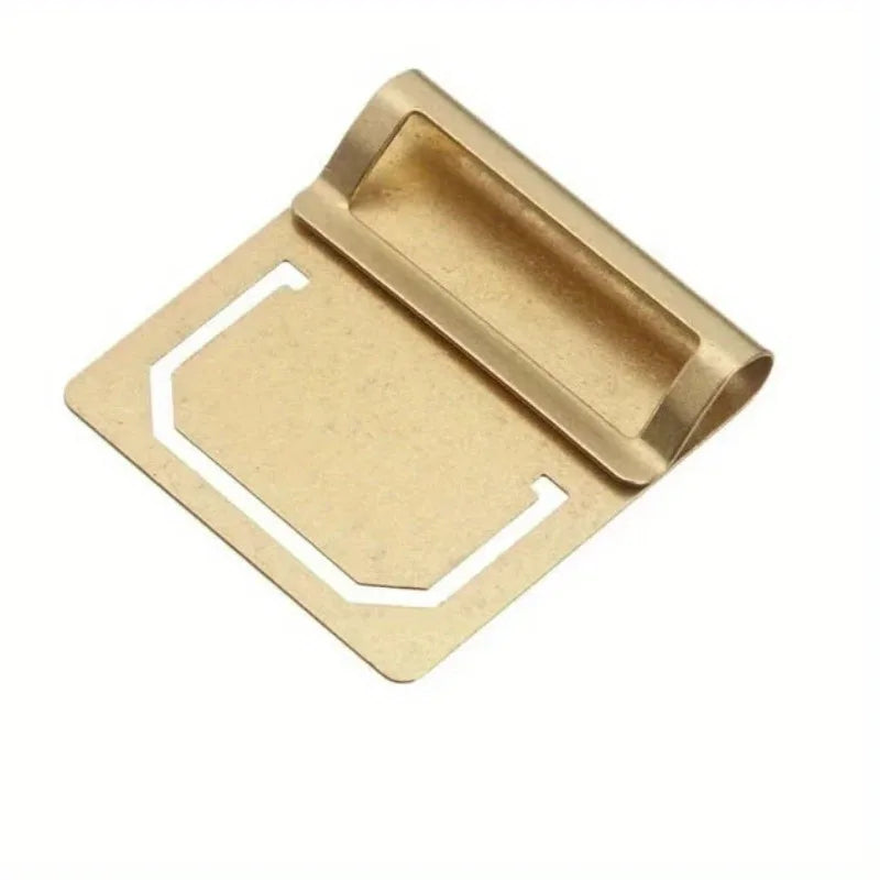 6pcs Retro Brass Bookmark Clips for Midori Traveler's Notebook Metal Bookmark Clips Babs