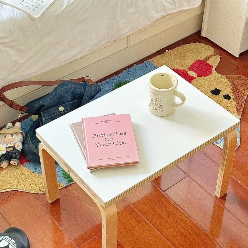 Modern Minimalist Wooden Coffee Table – Oak Side Table Wooden Coffee Table Babs