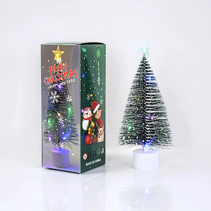 Luminous Mini Christmas Tree Desktop Ornaments – 1 or 3 Pack Christmas Tree Ornament Babs