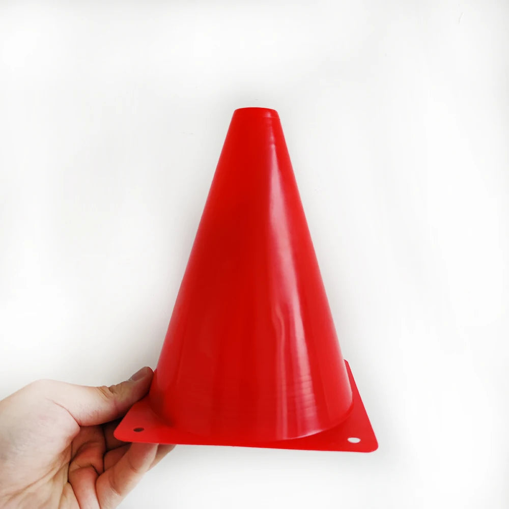 Mini Traffic Cones 7" Red Plastic Sports & Party Cones 10/20/30pk Sports Training Cones Babs