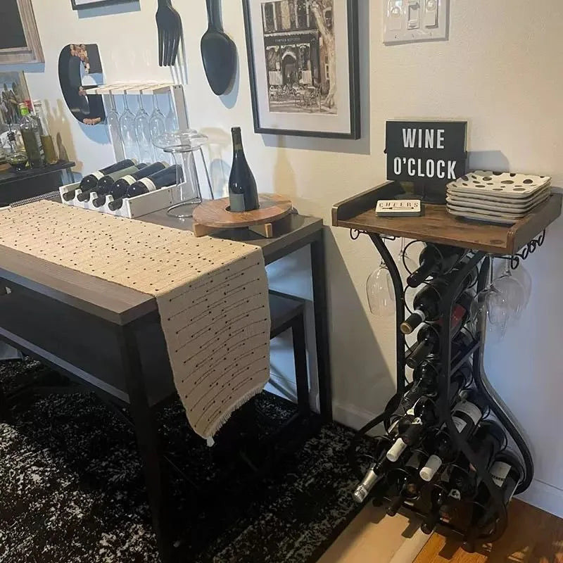 Luxury Floor Wine Rack | Modern Metal Grid Wine Stand Floor Wine Rack Babs