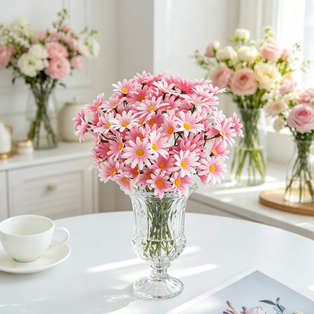 Artificial Silk Chrysanthemum Bouquet – Wedding & Home Décor Artificial Flower Bouquet Babs