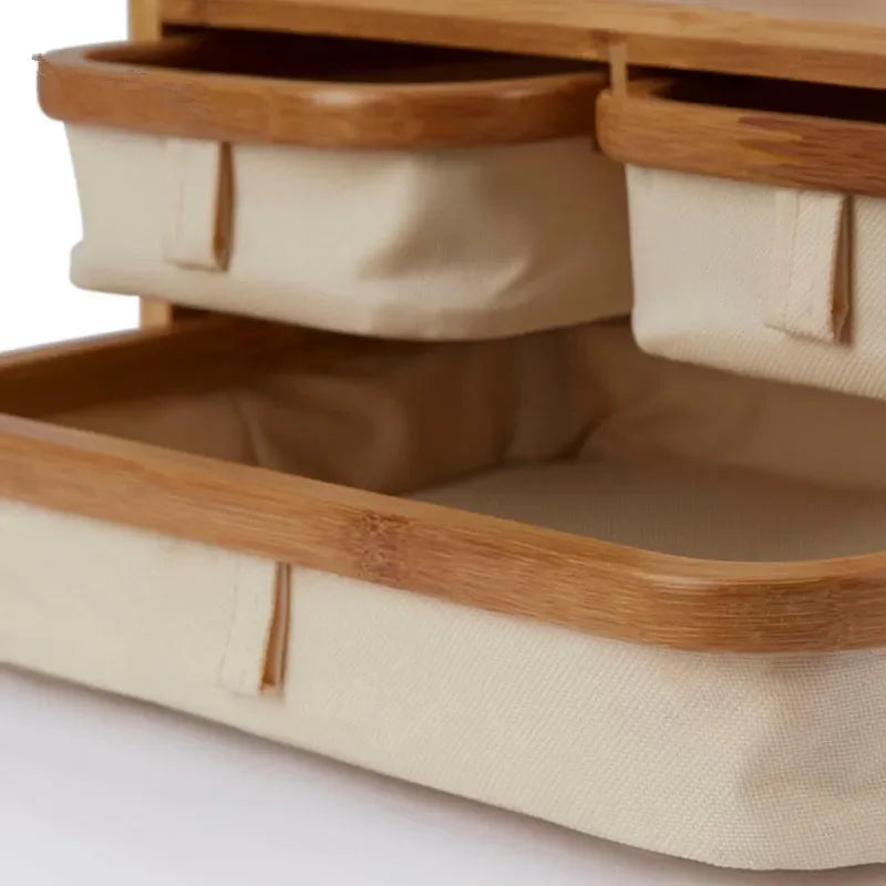 Bamboo Makeup Storage Drawers – Cosmetic Organizer Cosmetic Storage Drawers Babs
