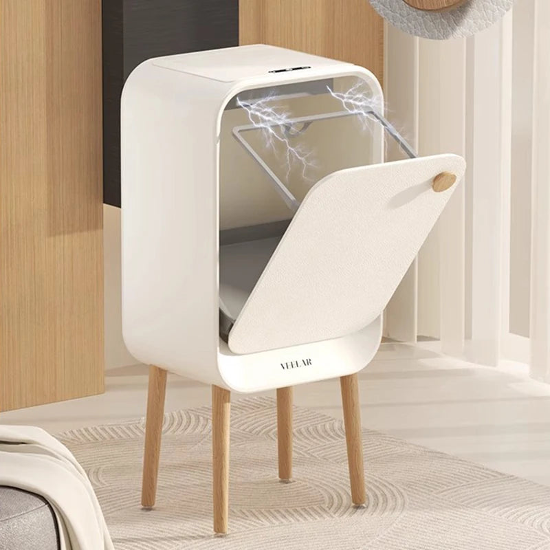 Automatic Sensor Trash Can – Nordic Stainless Steel Waste Bin Sensor Trash Can Babs