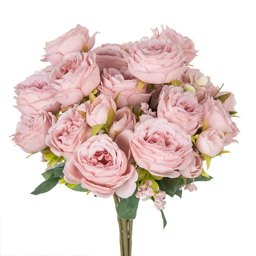 Artificial Silk Peony Bouquet – Wedding & Home Décor Gift Artificial Flower Bouquet Babs