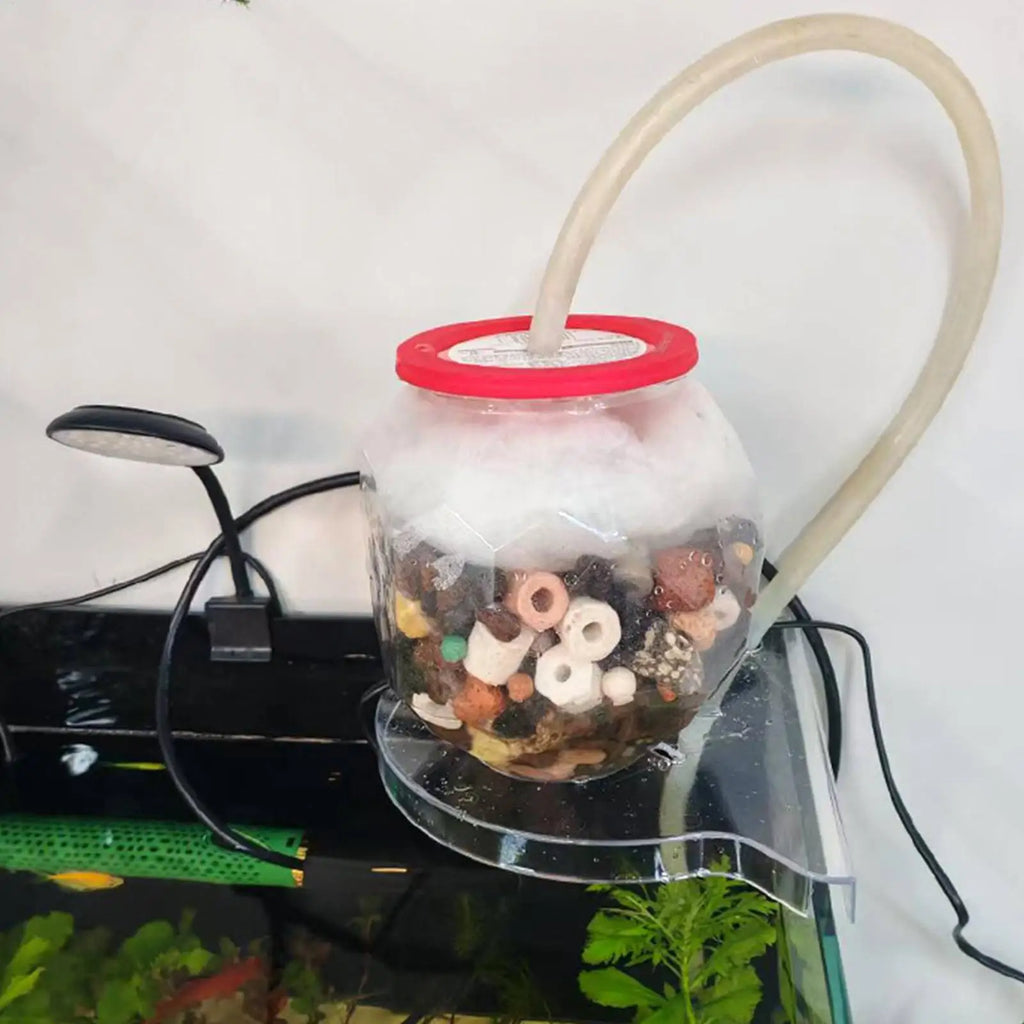 Aquarium Corner Storage Rack – No-Punch Fish Tank Plant Shelf Aquarium Corner Shelf Babs