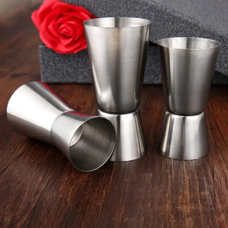 3-Piece Stainless Steel Double Jigger Set – 15/30 20/40 25/50ml Cocktail Jigger Set Babs