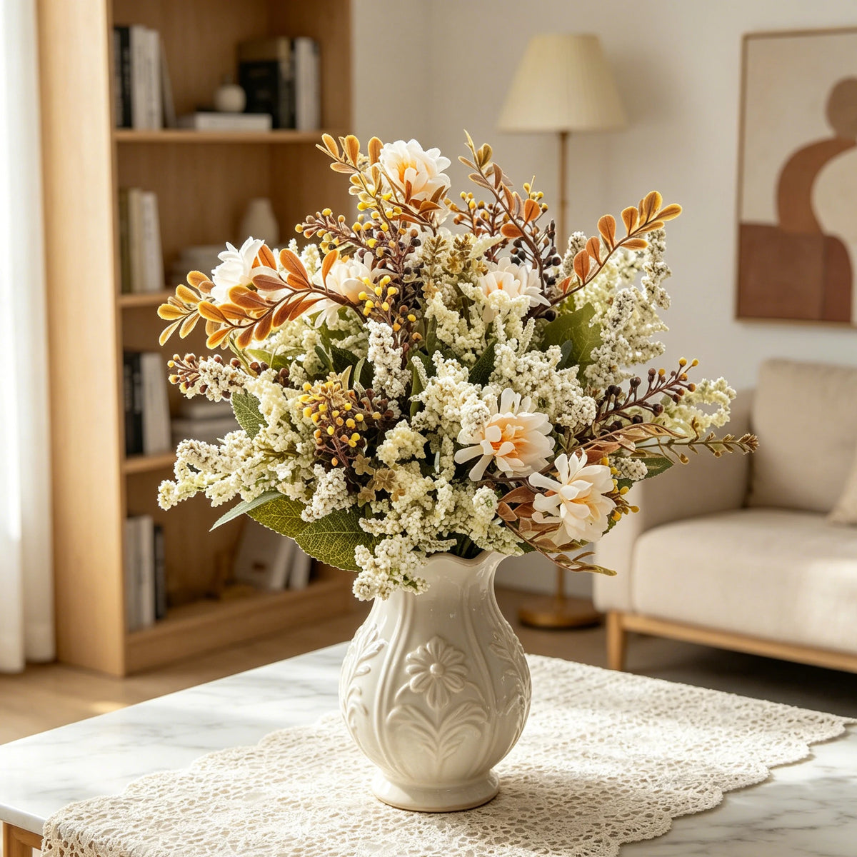 Silk Artificial Chrysanthemum Flowers – Wedding & Home Décor Artificial Silk Flowers Babs