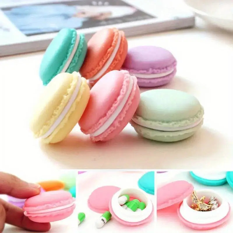 6-Color Macaron Storage Box | Mini Portable Jewelry Organizer Mini Storage Organizer Babs