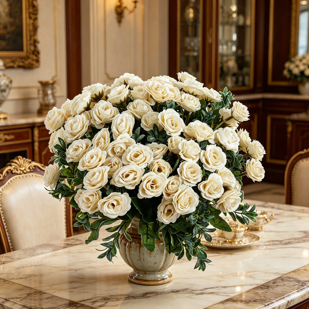 Artificial Silk Rose Bouquet for Weddings, Home & DIY Gifts Artificial Silk Flowers Babs