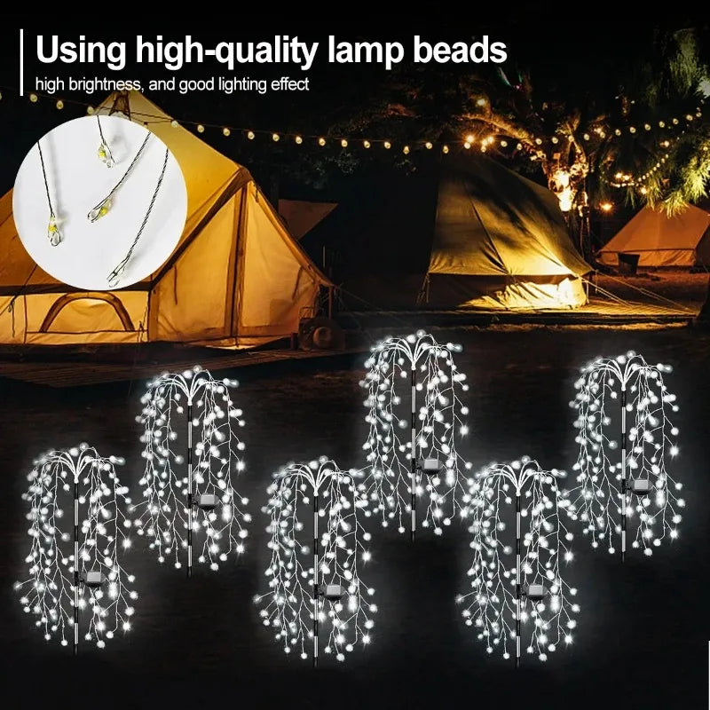 Solar Firecracker Fireworks Garden Lights – Waterproof Outdoor Solar Garden Lights Babs