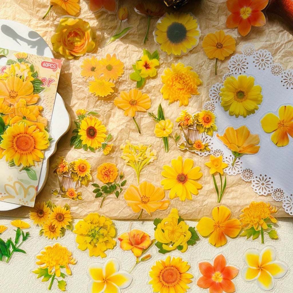 Floral Transparent Stickers – Scrapbooking, Journaling & Crafts Craft Stickers Babs