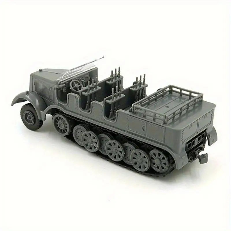 1/72 Scale WWII Sd.Kfz.7 Half-Track Diecast Model Assembly Kit Military Scale Model Babs