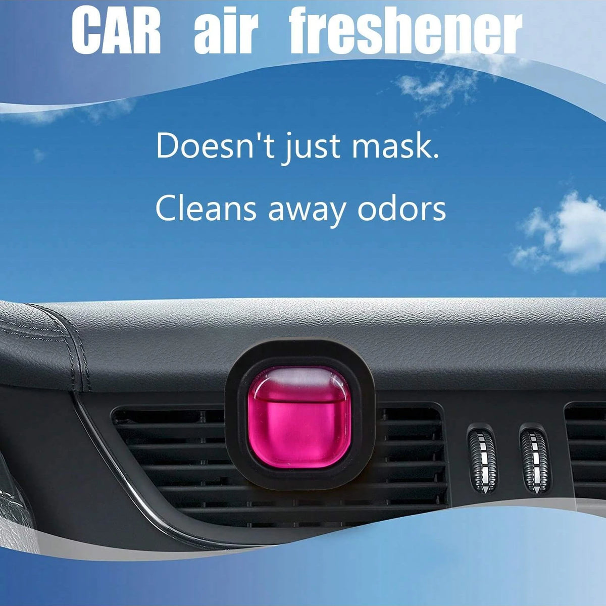 Car Vent Clip Air Freshener | Essential Oil Scent, 30 Days Car Air Freshener Babs
