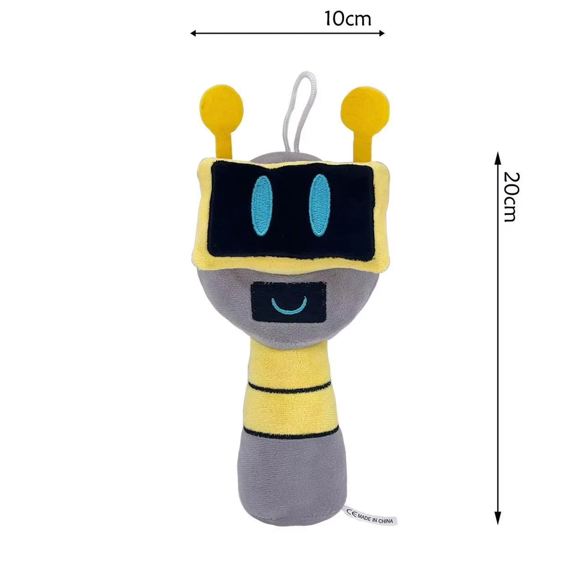 Sprunki Plush Stuffed Doll 20cm – Soft Game Character Toy Stuffed Plush Doll Babs Fluorescence Yellow